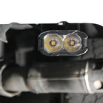 close up view of LED light pod used as a reverse light kit for the 2023 ford superduty