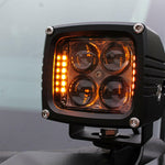 ditch lights by M&R automotive with amber drl backglow