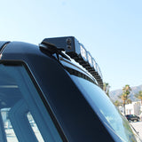 side view hummer ev roof mount led light bar white