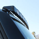 hummer ev up close view of 60in LED light bar roof