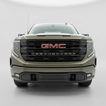 2026+ GMC Sierra 1500 Light Bar installed in grille on PRO front bumper, showing single 40in LED bar mounting position