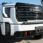 GMC Sierra HD light bar - 40in LED curved PRO bar for 2024+ GMC Sierra 2500/3500 HD with AEV bumpers, slim grille-mount design