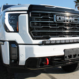 GMC Sierra HD light bar - 40in LED curved PRO bar for 2024+ GMC Sierra 2500/3500 HD with AEV bumpers, slim grille-mount design