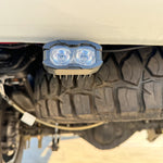 Sierra HD Reverse kit pod pair on GMC Sierra 2500/3500 HD with white LEDs and amber or red backlight option, fits 2020-2026 models