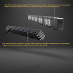 GMC Sierra HD light bar 40in fits 2024+ 2500/3500HD PRO SLE SLT AT4 with AEV bumpers — curved LED light bar designed for slim grille mounting