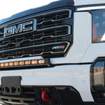 GMC Sierra HD light bar 40in PRO for 2024+ GMC Sierra HD 2500/3500, fits AEV bumpers, PRO/SLE/SLT/AT4 — includes 2024+ only