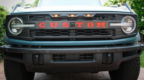 Ford Bronco Raptor with design own front style grille - M&R Automotive