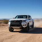 2025+ Nissan Frontier 30in SLIM LED light bar, front end view