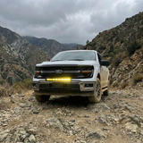 2024+ Ford F150 with 30in Light Bar PRO, perfect fit for off-road adventures in rugged terrain.