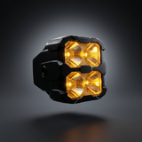 2019+ RAM 1500 Rebel Ditch Lights PRO — LED pod, amber DRL backglow