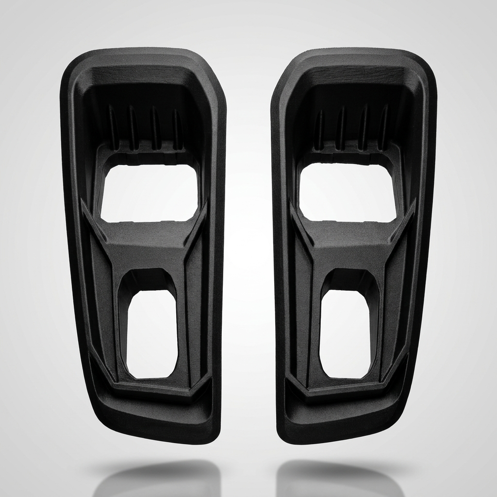 Ford Super Duty Fog Lights bracket set for 2023 2024 2025 2026 models, durable black design.