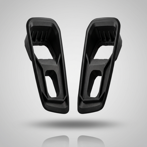 Ford Super Duty Fog Lights mounting bracket set for 2023-2026 models, durable black construction.