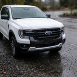 30-inch SLIM LED light bar installed low in the grille of a 2024–2026 Ford Ranger