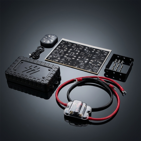 M&R Automotive Wireless 8-Switch Harness 1.0 with weatherproof control box and wiring