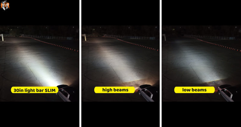 2017+ Honda Ridgeline 30in Light Bar - SLIM light output 2