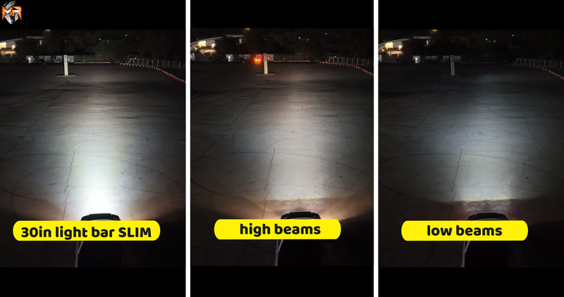 2017+ Honda Ridgeline 30in Light Bar - SLIM light output 1