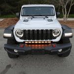 Jeep Wrangler JL light bar. 30in light bar mounted on front bumper for 2017+ JL models with combo pattern lighting