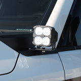 Land Cruiser ditch lights for 2024+ on front passenger side, dual-color white with amber DRL backglow