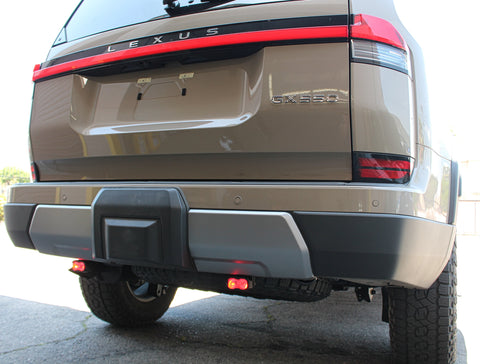 Lexus GX550 Reverse light kit for 2024+ — rear view with pair pods and amber/red backlight options (GX550 Premium/Luxury/Overtrail)