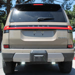 Lexus GX550 Reverse light kit product focus: Lexus GX550 Reverse light kit for 2024+ models - pair of pods with white LED and amber or red backlight option shown on 2024-2026 GX550 Premium/Luxury/Overtrail