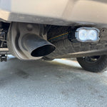 Lexus GX550 Reverse light kit for 2024+ shown installed under bumper with dual white LEDs and amber/red backlight option, pair included — fits GX550 Premium, Luxury, and Overtrail