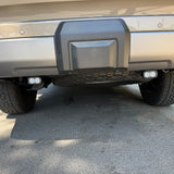 Lexus GX550 Reverse light kit - pair of white LED pods with amber or red backlight installed on rear bumper (fits 2024-2026 GX550 Premium/Luxury/Overtrail)