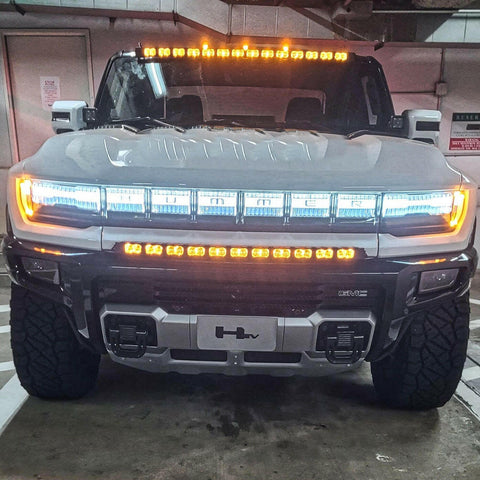 2022+ GMC Hummer EV Roof Mount 50in Curved Light Bar - PRO.