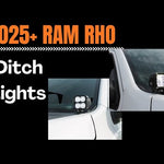 2025+ RAM RHO Ditch Lights hood mount install by M&R Automotive