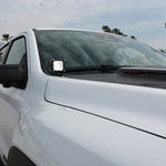 RAM RHO Ditch Lights on RAM 1500 2025+ with dual color white LED and amber DRL backglow