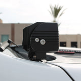 RAM 1500 dual-color ditch lights, white LED with amber DRL backglow, rugged off-road lighting