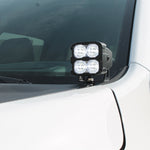 RAM RHO Ditch Lights - PRO 2025+ on 2025 RAM 1500 with dual color white LED and amber DRL backglow for enhanced visibility
