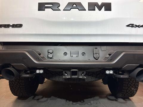 RAM RHO REVERSE RAM rear view with bumper and exhausts, showcasing the RAM RHO REVERSE kit compatibility