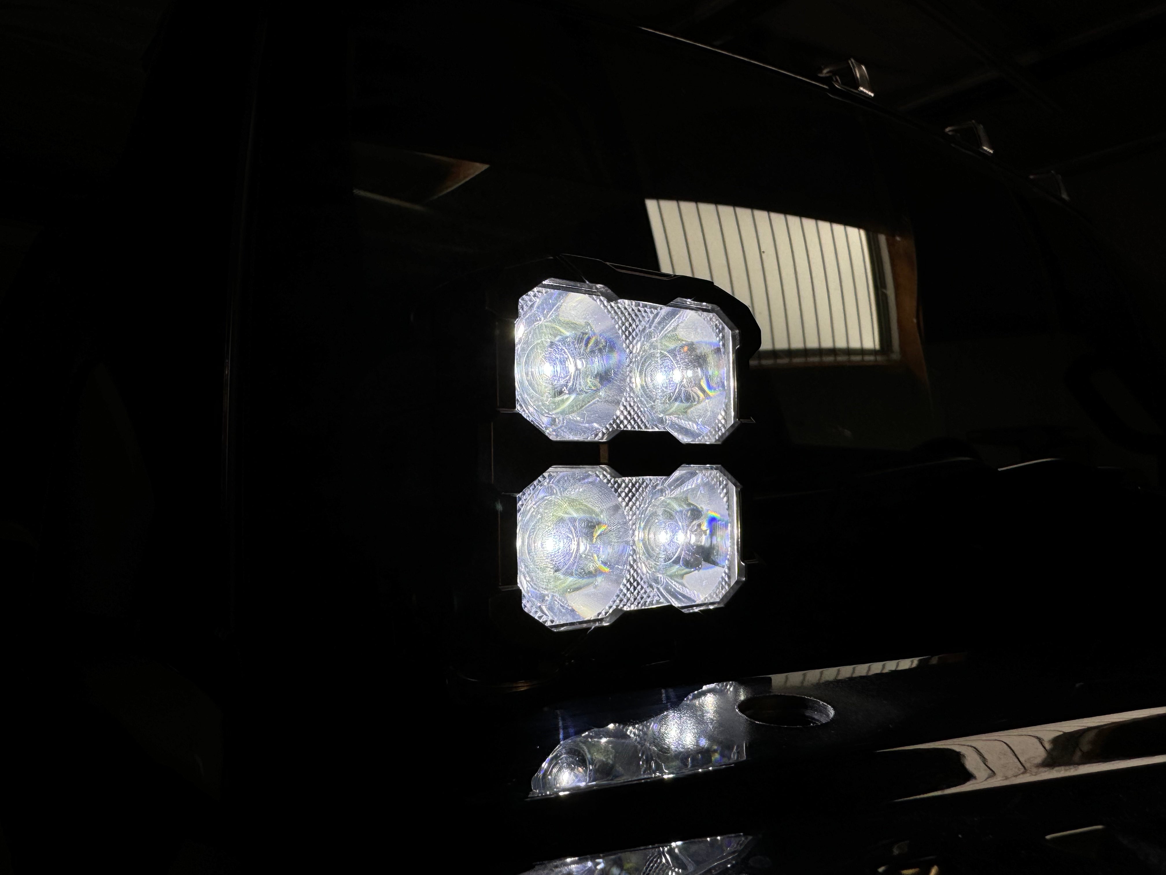 2023 2024 RAM 1500/TRX Hood Mount/Ditch Lights/Pillars PRO offers powerful white light