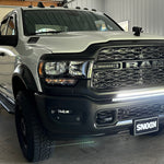 2019-2024 RAM 2500/3500 30in off-road LED light bar shown in white