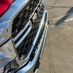 RAM 2500 3500 HD 40in Light Bar PRO curved LED installed flush in chrome front bumper and grille, 2019-2024 RAM truck
