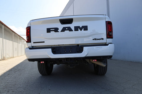 RAM 2500 Reverse Light Kit installed on white RAM truck rear view showing pair of LED reverse pods