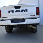 RAM 2500 Reverse Light Kit installed on white RAM 2500 rear bumper, showcasing bright reverse pod lights for 2025+ trucks