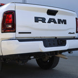 RAM 2500 Reverse Light Kit installed under rear bumper on white RAM 2500 truck, showcasing bright LED reverse pods