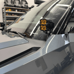 up close view of ditch light on the rivian by mandr automotive