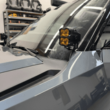 up close view of ditch light on the rivian by mandr automotive