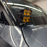 up close view of ditch light on the rivian by mandr automotive