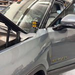 up close view of ditch light on the rivian by mandr automotive