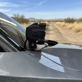 up close view of ditch light on the rivian by mandr automotive