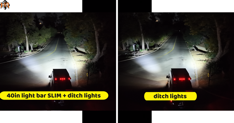 2019+ Mercedes Benz Sprinter 40in Light Bar - SLIM light output 1