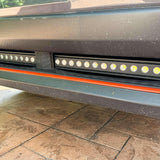 grey subaru forester led light bar off roading