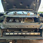 behind grille subaru outback light bar