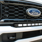 white 2023 2024 Ford F250/350/450 Superduty Single 30in curved LED light bar off roading led light kits