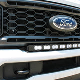 white 2023 2024 Ford F250/350/450 Superduty Single 30in curved LED light bar off roading led light kits