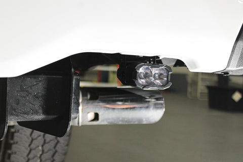 upclose view of LED light pod used for the reverse kit on ford superduty