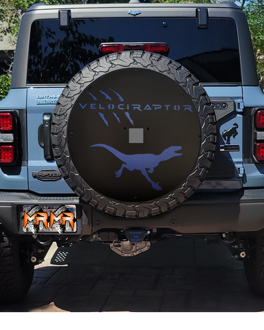 2021 Ford Bronco Rear Tire cover plate with custom words - M&R Automotive